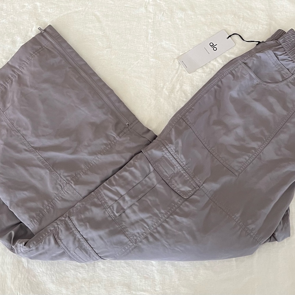 ALO high waist ski-moto puffer pant